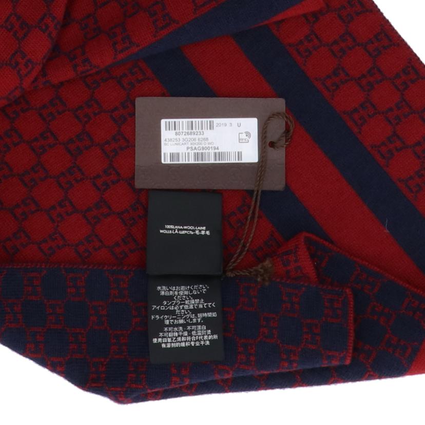 GUCCI グッチ/GG柄マフラー/ウール/438253//Sランク/05