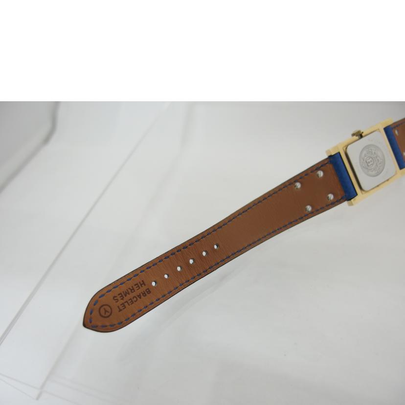 HERMES エルメス/メドールGP/ホワイト文字盤/レディースウォッチ/クォーツ/ME1.210//695955/ABランク/04