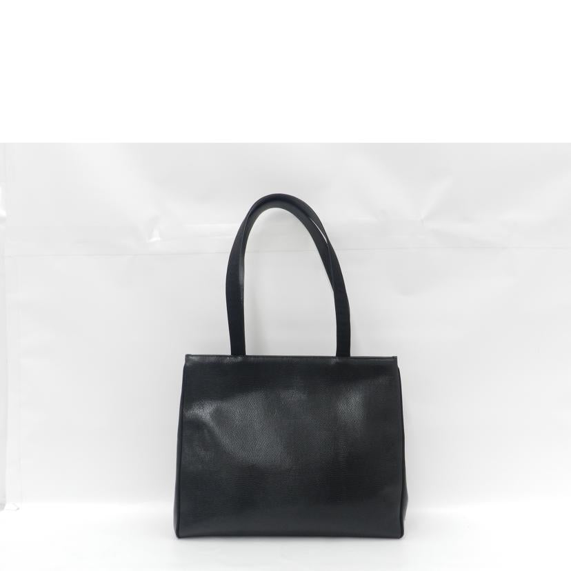 S.Ferragamo フェラガモ 黒 肩掛け レディース/ヴァラ リザード調トート/ブラック/DF-21 2530//ABランク/69