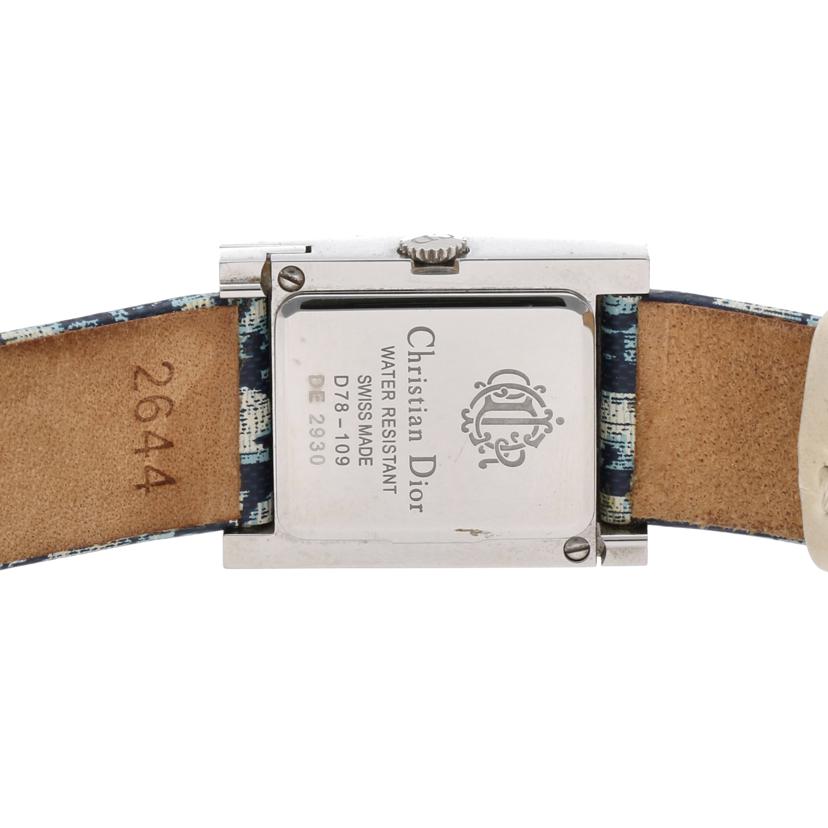 Christian Dior クリスチャン・ディオール/マリススクエア・トロッター/レディース/クオーツ/D78-109//DE2930/ABランク/75