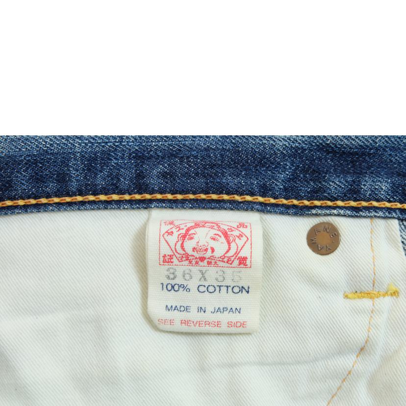EVISU エヴィス/ポケットカモメ白ペイントデニム/Lot2017//BCランク/71