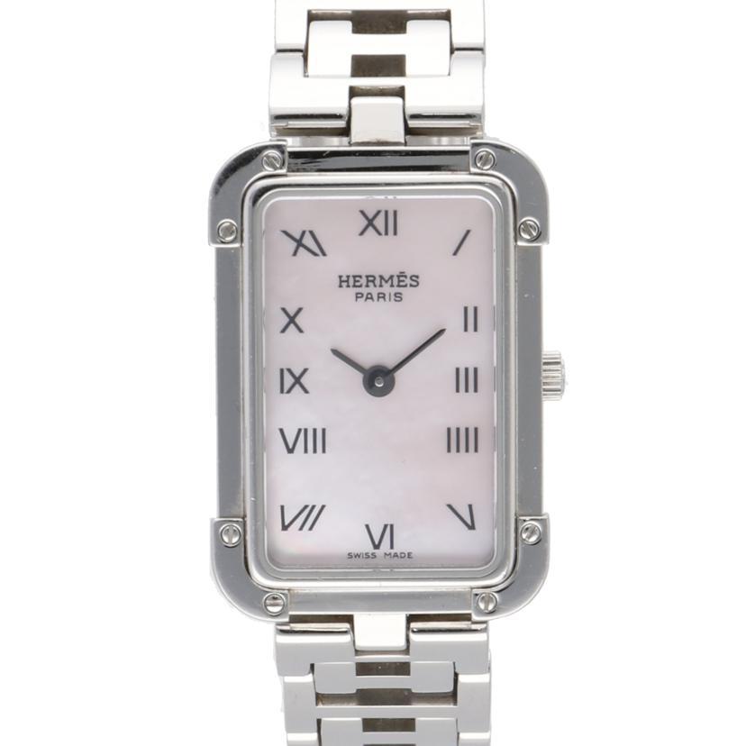 HERMES エルメス/クロアジュール・ピンクシェル/レディース/クオーツ/CR2.210//2644209/ABランク/75
