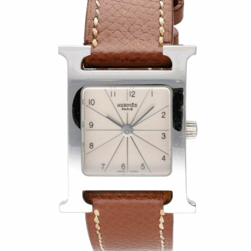 HERMES エルメス/Hウォッチ/レディース/クオーツ/HH1.210//2014439(口G刻印)/ABランク/75