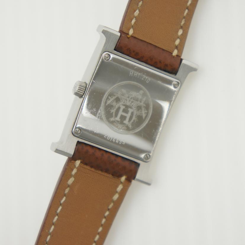 HERMES エルメス/Hウォッチ/レディース/クオーツ/HH1.210//2014439(口G刻印)/ABランク/75