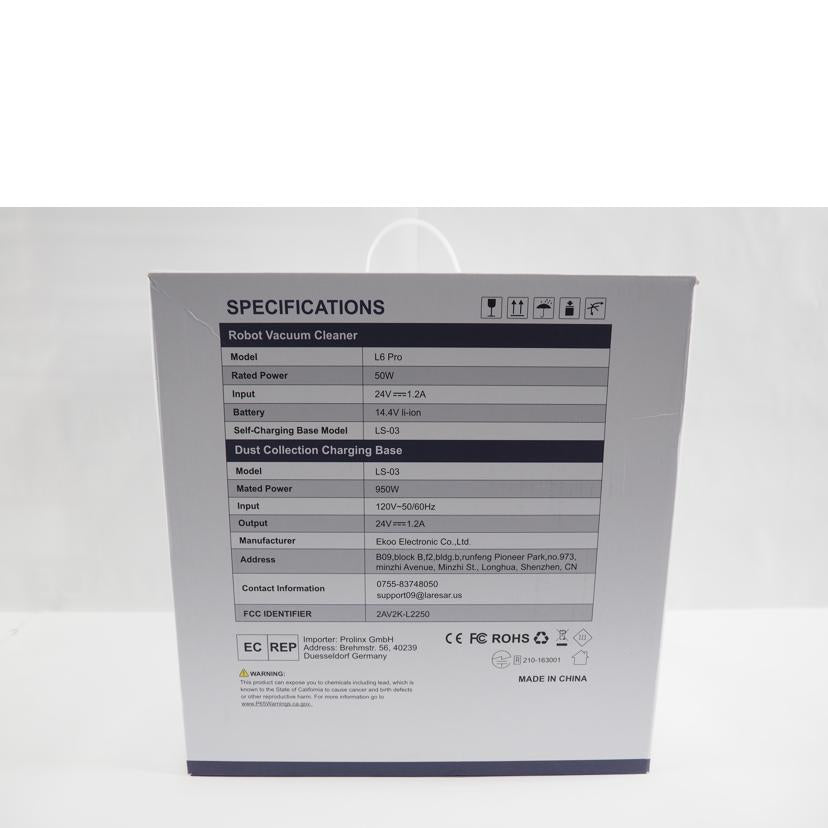 Laresar/ロボット掃除機/L6 PRO//SAランク/79
