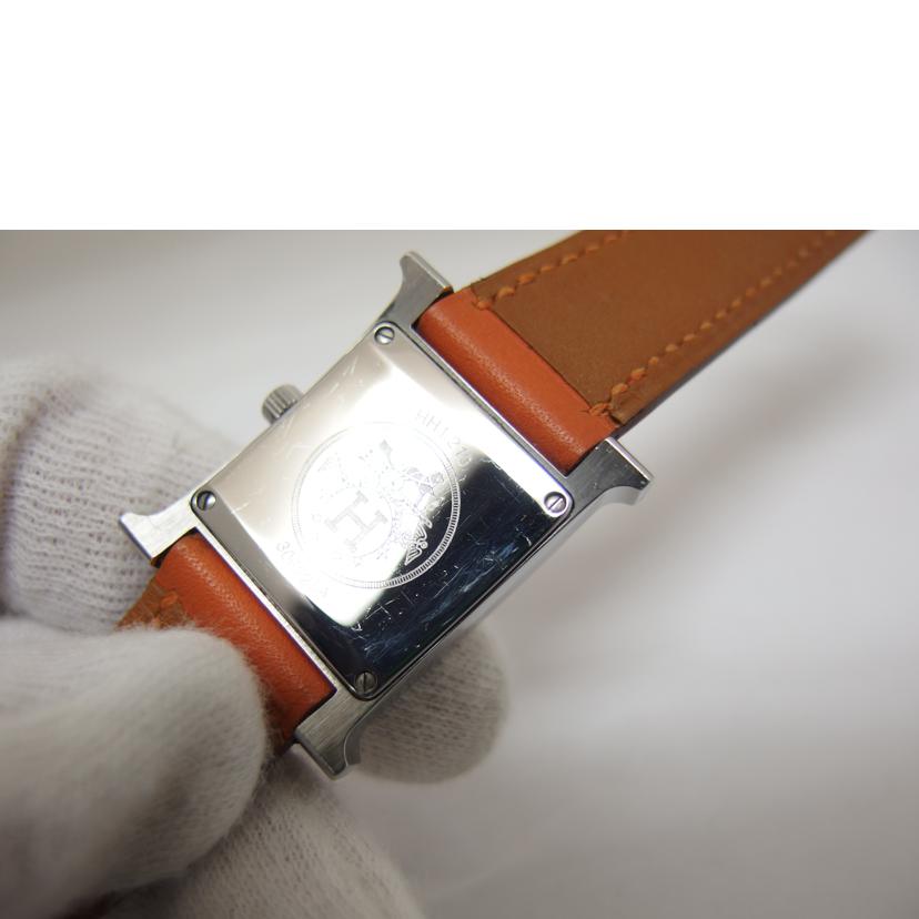 HERMES エルメス/Hウォッチ/アイボリー文字盤/レディースウォッチ/クォーツ/HH1.210//3062254/ABランク/04