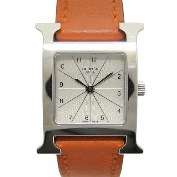 HERMES エルメス/Hウォッチ/アイボリー文字盤/レディースウォッチ/クォーツ/HH1.210//3062254/ABランク/04