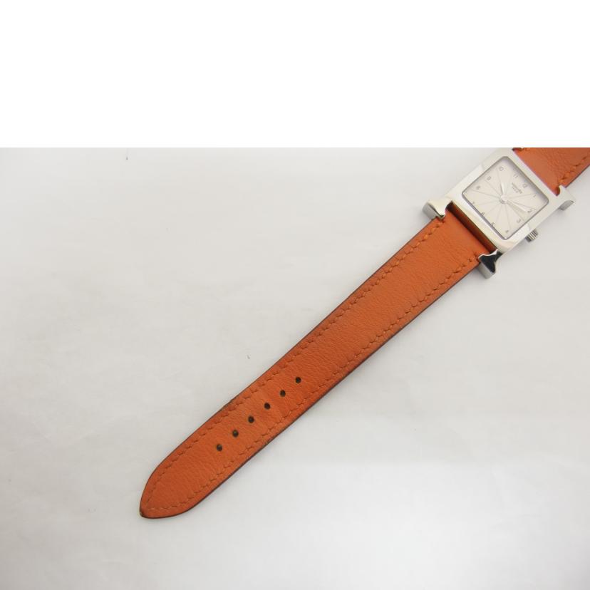 HERMES エルメス/Hウォッチ/アイボリー文字盤/レディースウォッチ/クォーツ/HH1.210//3062254/ABランク/04