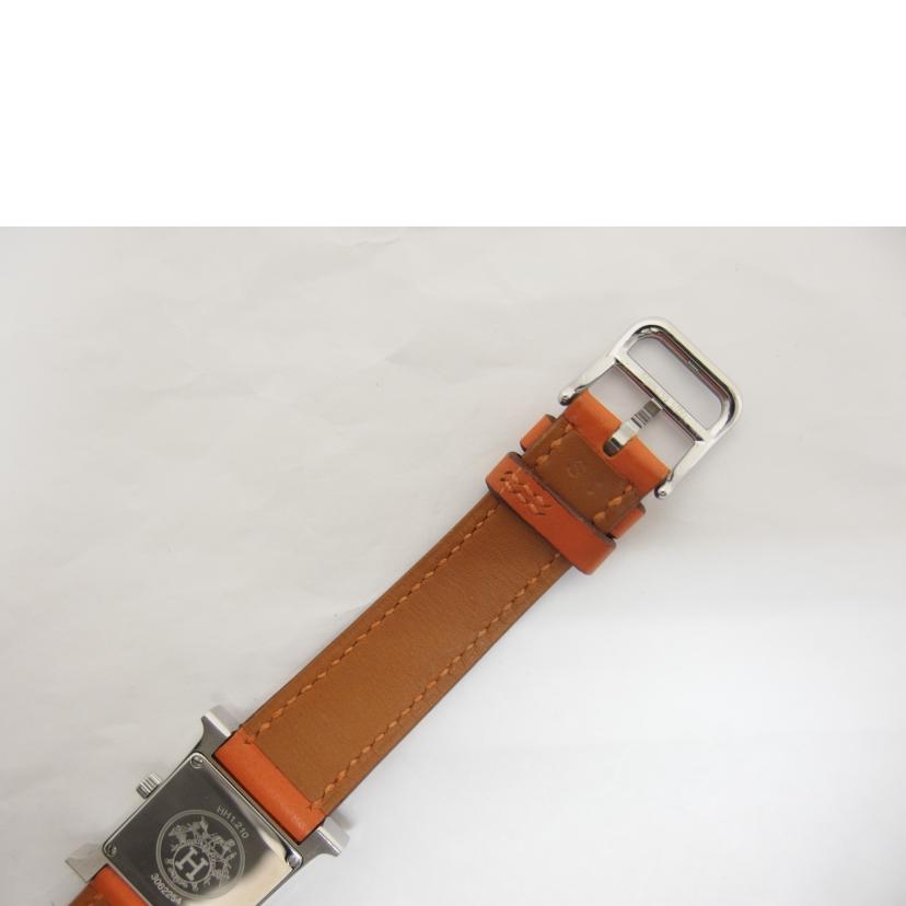 HERMES エルメス/Hウォッチ/アイボリー文字盤/レディースウォッチ/クォーツ/HH1.210//3062254/ABランク/04