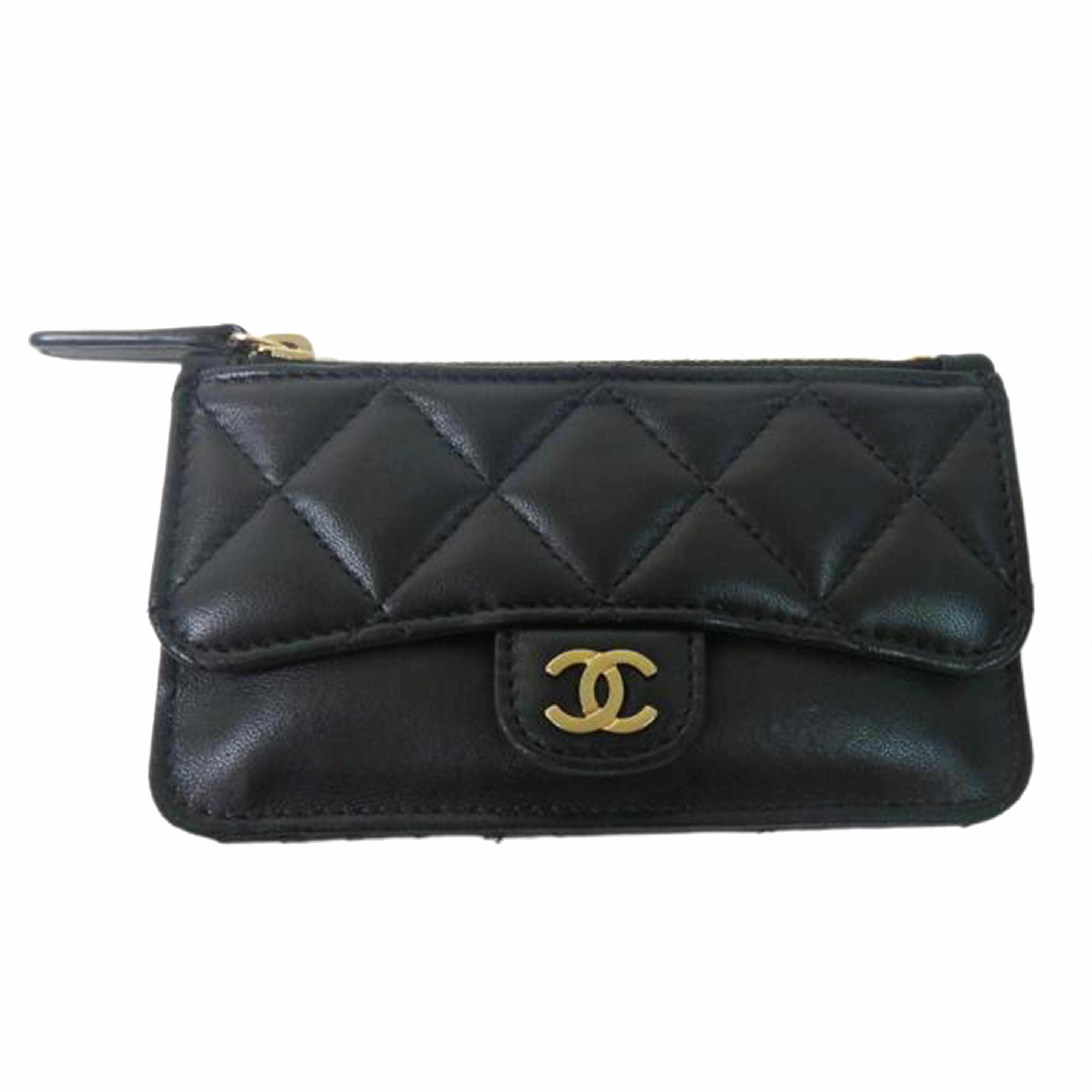 CHANEL シャネル/ココマークマトラッセコインケース/カードケース/ゴールド金具/AP0374//27976642/Bランク/84