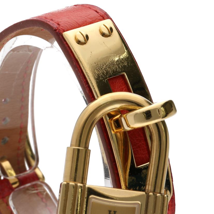 HERMES エルメス 口A刻印 オーストリッチ/ケリーウォッチ/レディース/クオーツ/KE1.201//970775/ABランク/75