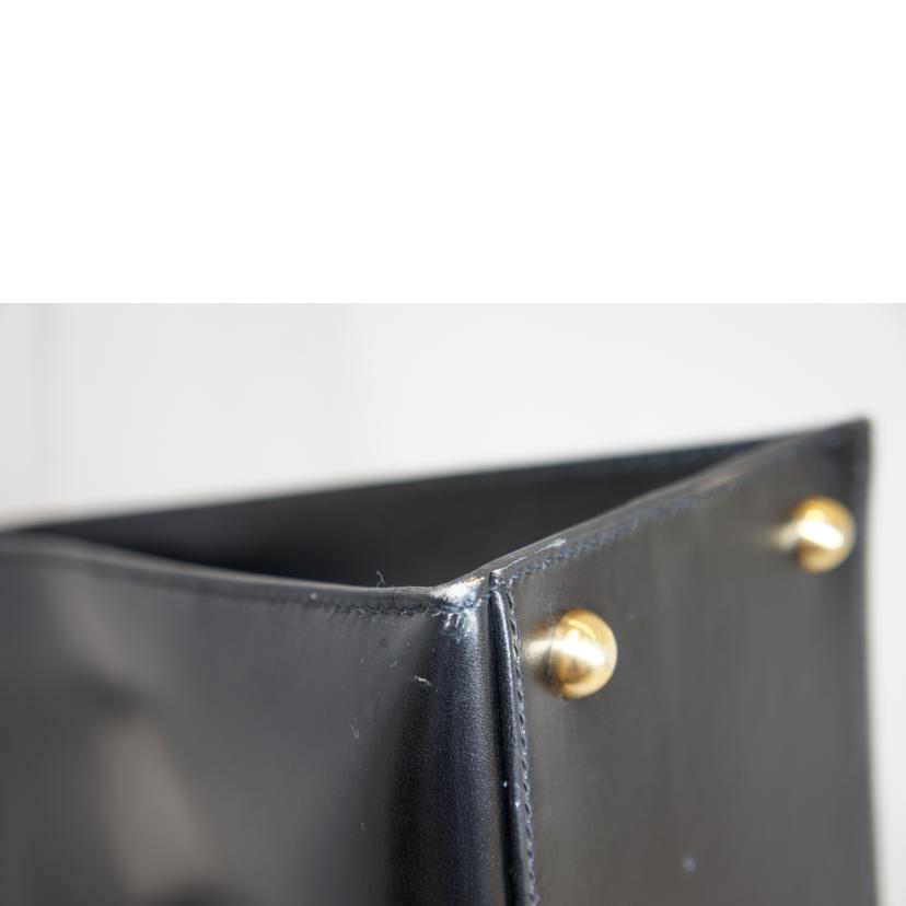 HERMES エルメス/ダルヴィーMM/ボックスカーフ/ノワール//□C/Bランク/92