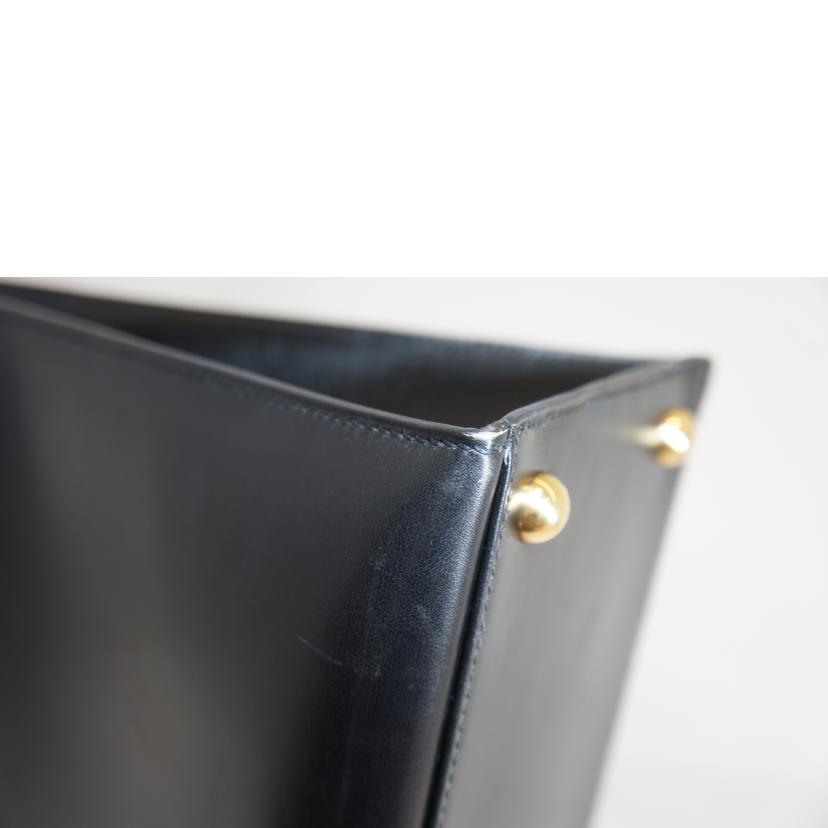 HERMES エルメス/ダルヴィーMM/ボックスカーフ/ノワール//□C/Bランク/92