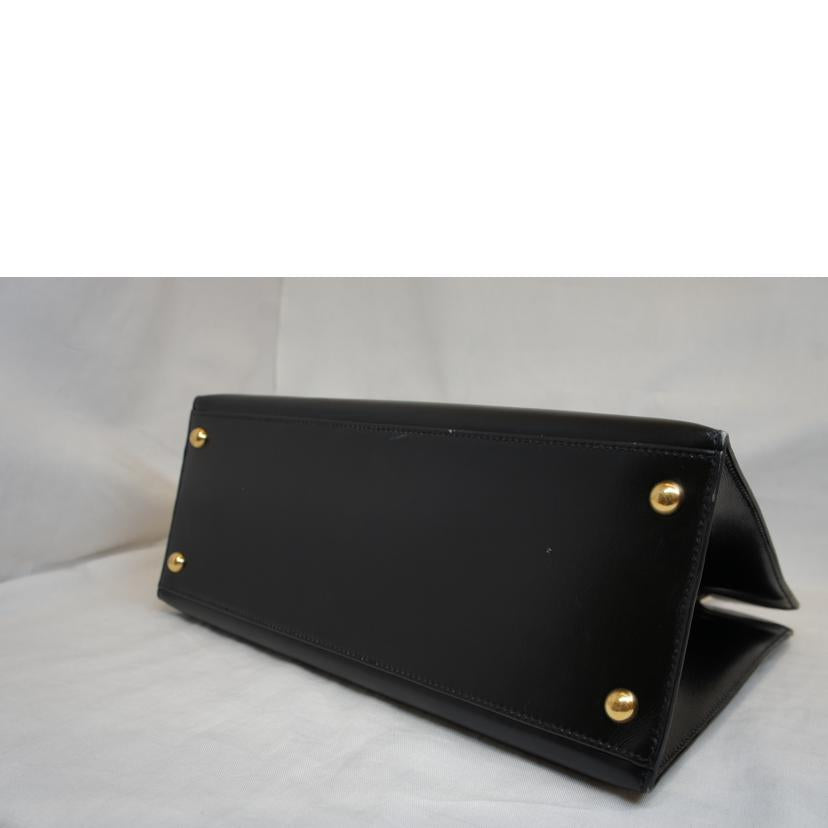 HERMES エルメス/ダルヴィーMM/ボックスカーフ/ノワール//□C/Bランク/92