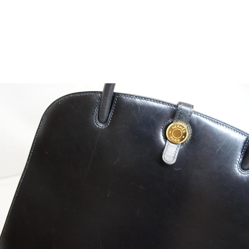 HERMES エルメス/ダルヴィーMM/ボックスカーフ/ノワール//□C/Bランク/92