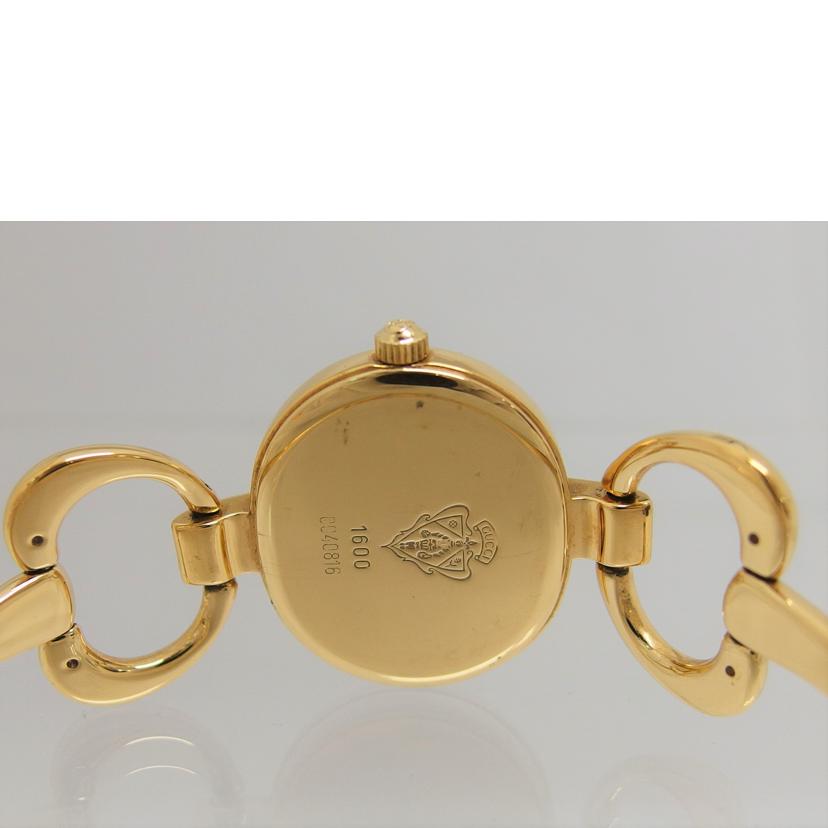 GUCCI グッチ/ホワイトシェル文字盤/ハートバングルウォッチ/クォーツ/1600//0040816/Bランク/04