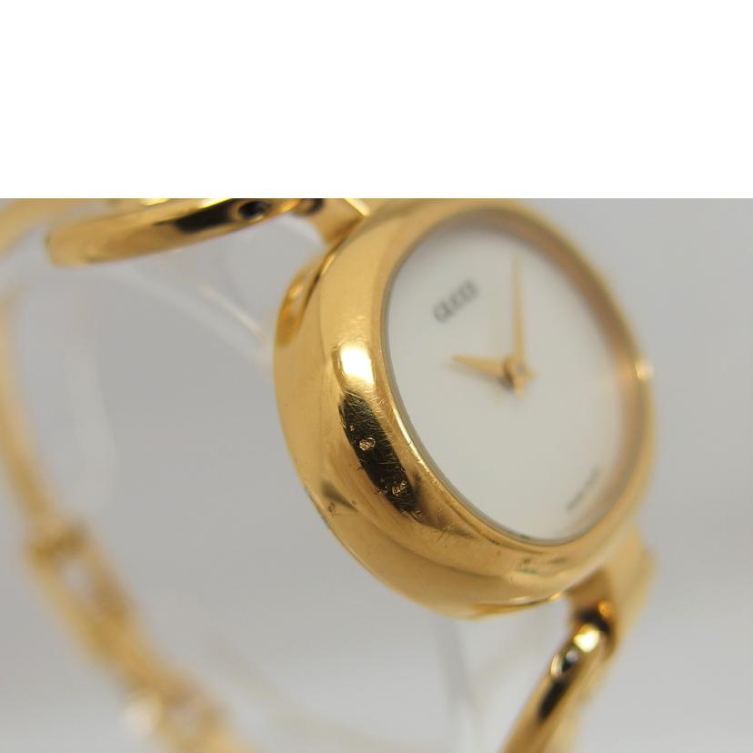 GUCCI グッチ/ホワイトシェル文字盤/ハートバングルウォッチ/クォーツ/1600//0040816/Bランク/04