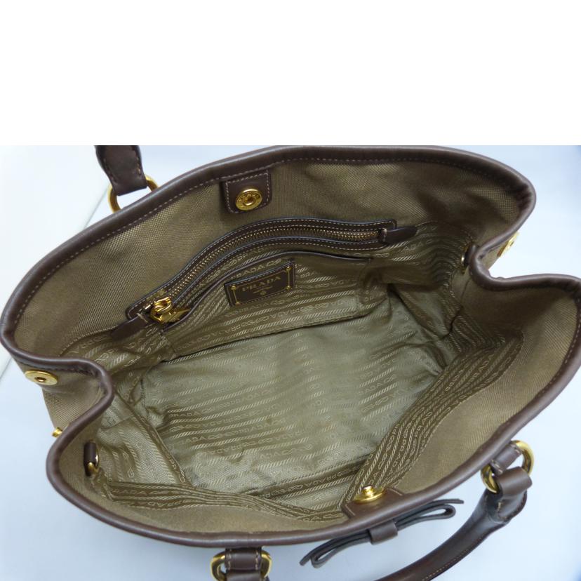 PRADA プラダ/ロゴジャガードハンドバッグ/BN1841//Bランク/03