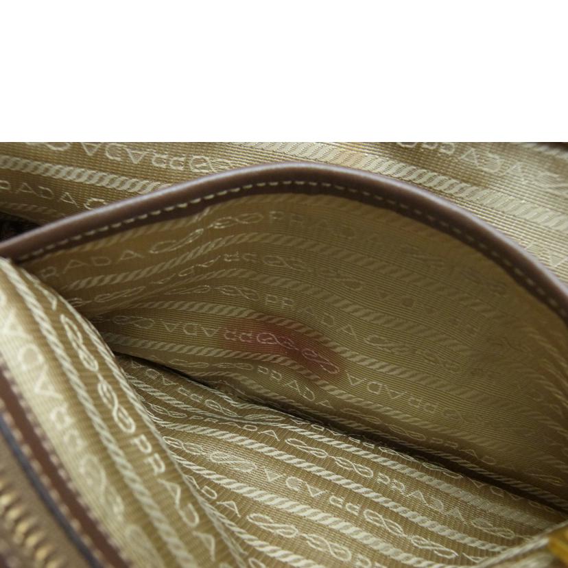 PRADA プラダ/ロゴジャガードハンドバッグ/BN1841//Bランク/03