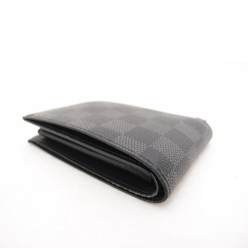LOUIS VUITTON ルイヴィトン ビトン 二つ折り財布 黒 市松模様 メンズ/ポルトフォイユ・マルコNM/ダミエ・グラフィット/N63336//CA0***/Bランク/69