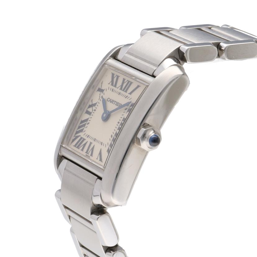 Cartier カルティエ/タンクフランセーズSM・アイボリー/レディース/クオーツ/W51008Q3//2300 CC286413/Aランク/75