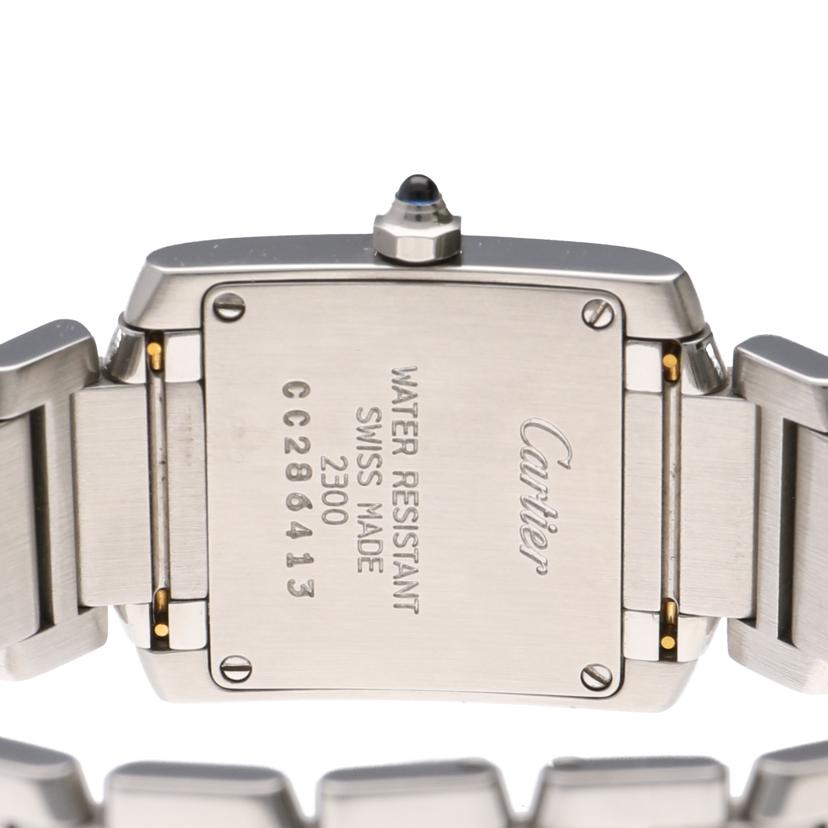 Cartier カルティエ/タンクフランセーズSM・アイボリー/レディース/クオーツ/W51008Q3//2300 CC286413/Aランク/75