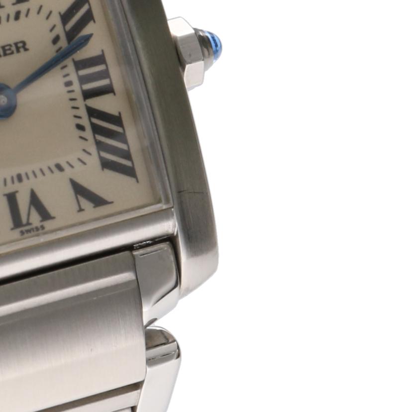 Cartier カルティエ/タンクフランセーズSM・アイボリー/レディース/クオーツ/W51008Q3//2300 CC286413/Aランク/75