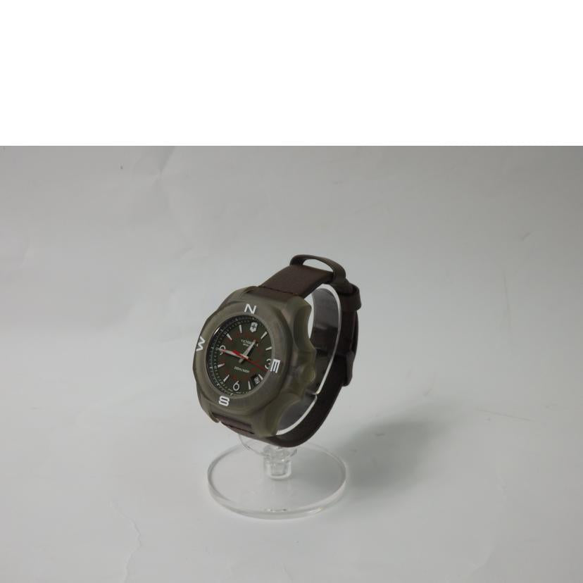VICTORINOX ヴィクトリノックス/イノックスタイタニウム/ブラウンレザーベルト/クォーツ/241779//161207837/Aランク/84