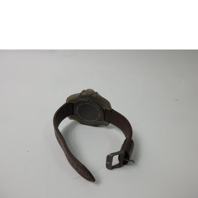 VICTORINOX ヴィクトリノックス/イノックスタイタニウム/ブラウンレザーベルト/クォーツ/241779//161207837/Aランク/84