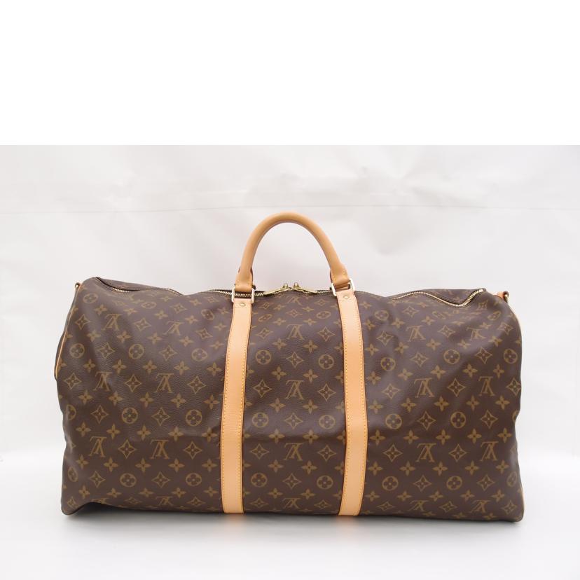 LOUIS VUITTON ルイ・ヴィトン ボストンバッグ トラベルバッグ ショルダー ブラウン メンズ レディース/キーポル・バンドリエール60/モノグラム/M41412//MB0083/SAランク/69