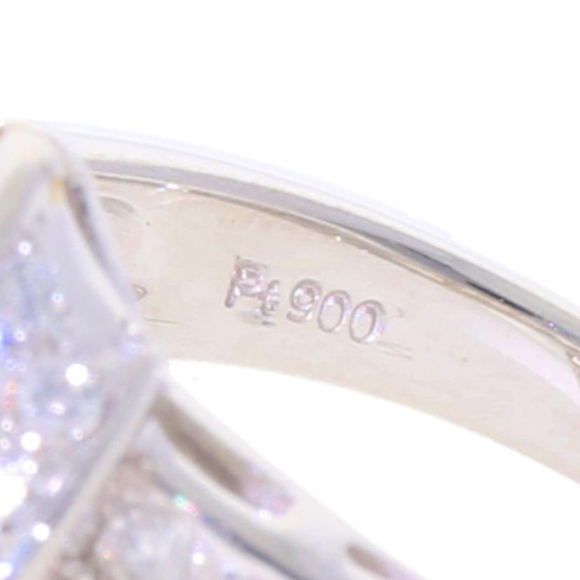 Pt900/ Pt900ダイヤリング1.21ct/#12/8.0//1.21/Aランク/75