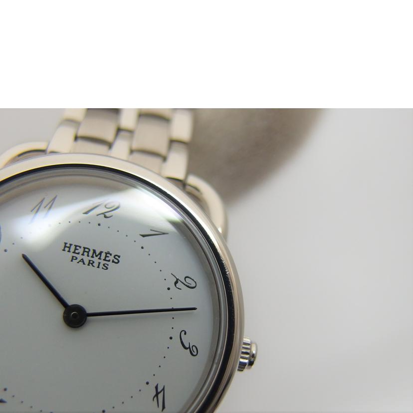 HERMES エルメス/アルソー/ホワイト文字盤/レディースウォッチ/クォーツ/AR4.210 //1692059/Aランク/04