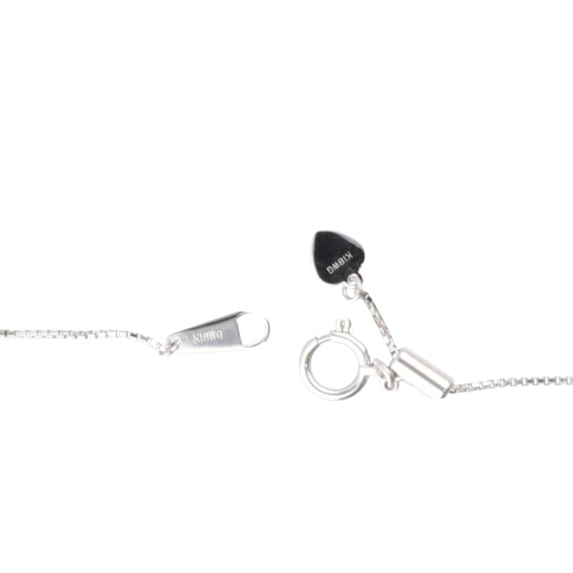 K18WG/K18WGダイヤネックレス 0.75ct/4.3//Aランク/75