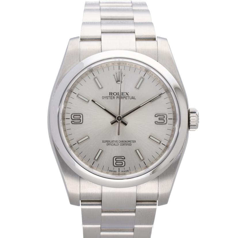 ROLEX ロレックス 2010年頃製造 オーバーホール済 新品仕上済 シルバー/オイスターパーペチュアル・シルバー/メンズ/G番/116000//G327784(2010)/Aランク/75