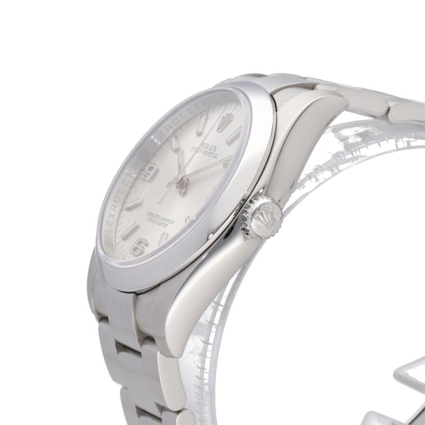ROLEX ロレックス 2010年頃製造 オーバーホール済 新品仕上済 シルバー/オイスターパーペチュアル・シルバー/メンズ/G番/116000//G327784(2010)/Aランク/75