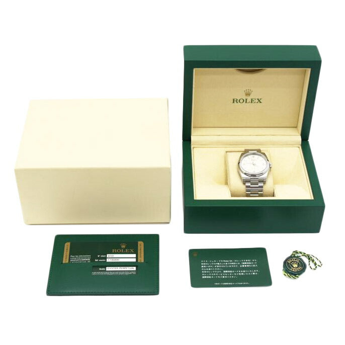 ROLEX ロレックス 2010年頃製造 オーバーホール済 新品仕上済 シルバー/オイスターパーペチュアル・シルバー/メンズ/G番/116000//G327784(2010)/Aランク/75