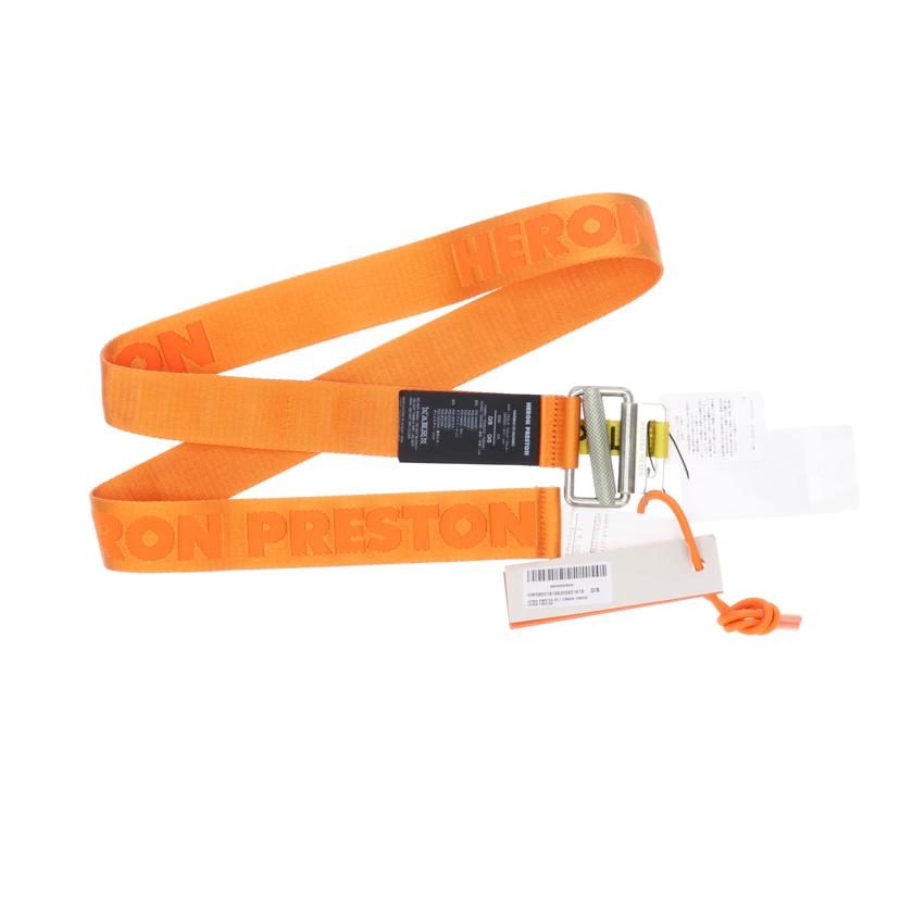 Heron Preston /ロゴテープベルト/ナイロン・オレンジ//SAランク/75