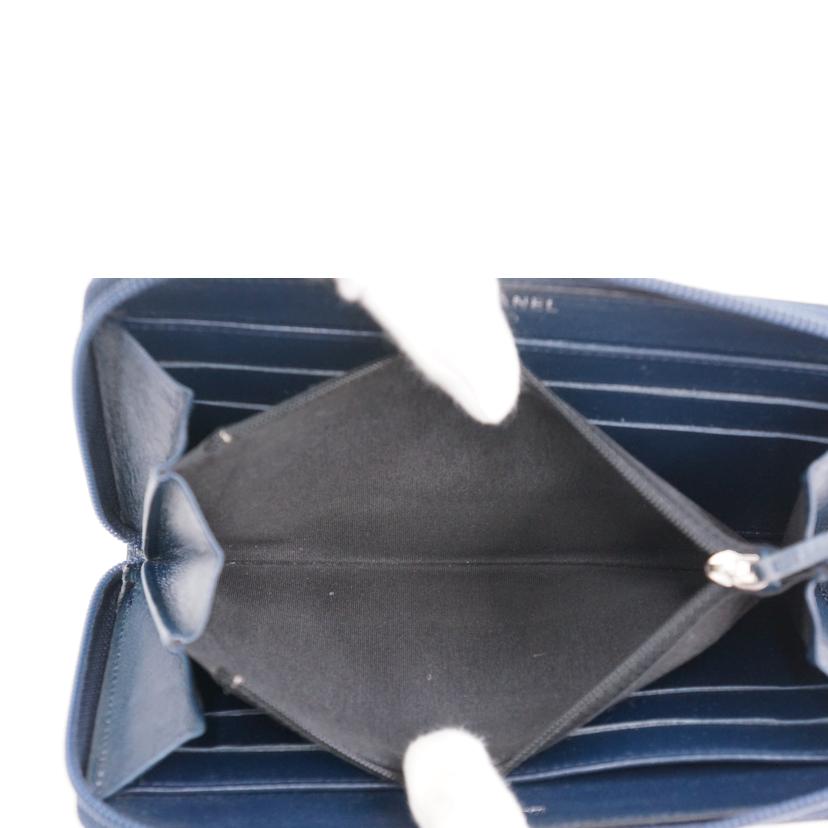 CHANEL シャネル/キャビアスキンラウンドファスナーウォレット//15577933/ABランク/67