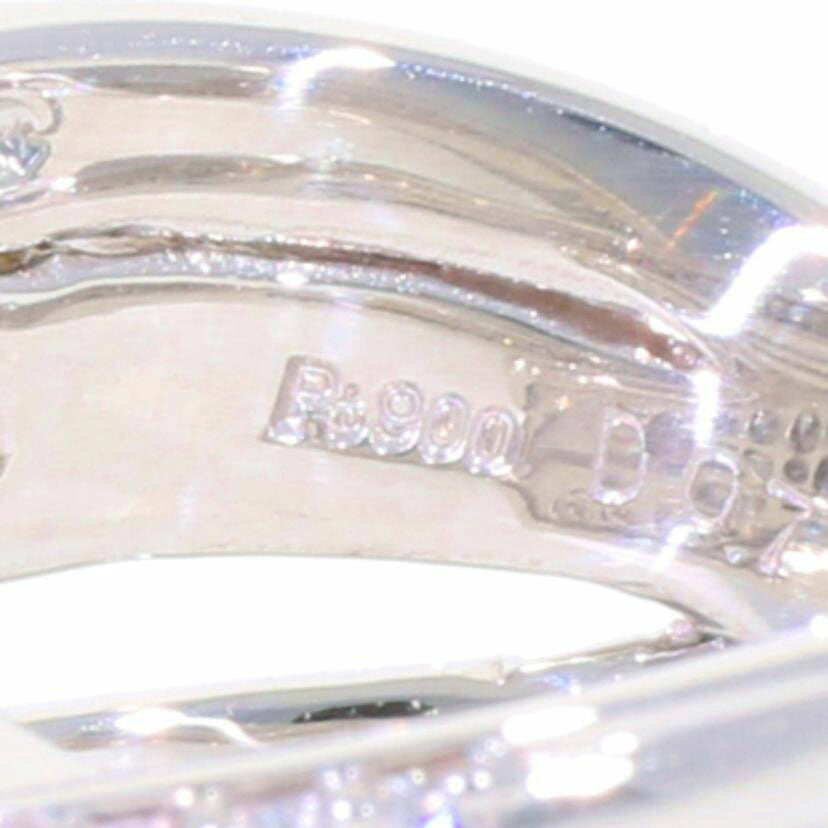 Pt900/Pt900ダイヤリング0.71ct/#11/12.1//0.71/Aランク/75