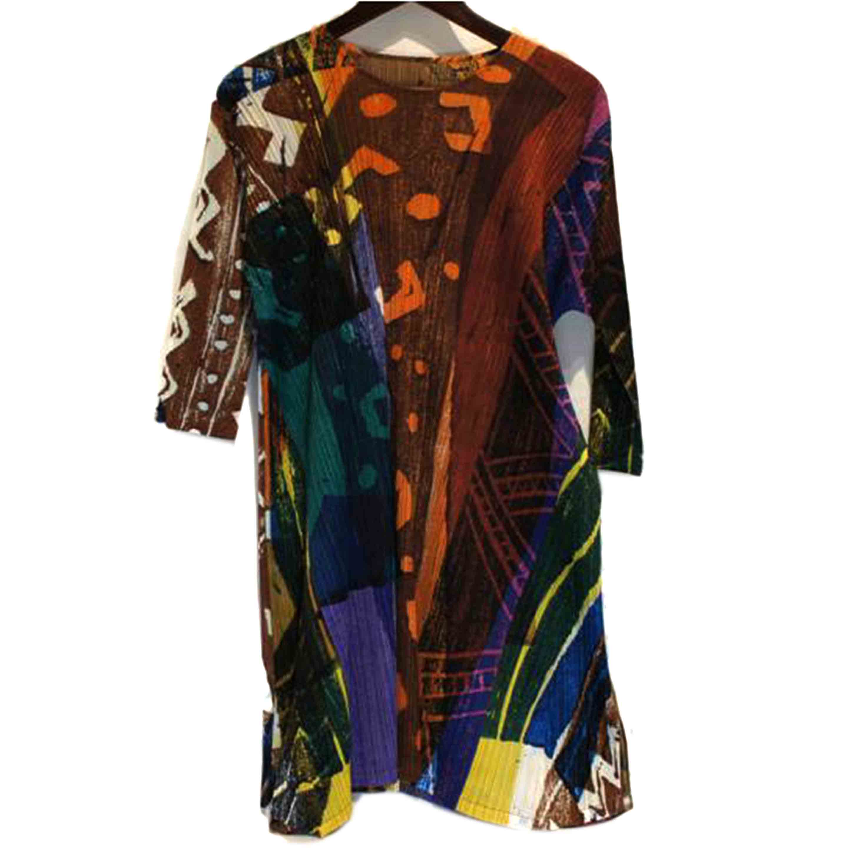 PLEATS PLEASE プリーツプリーズ/柄長袖 チュニック//Aランク/92