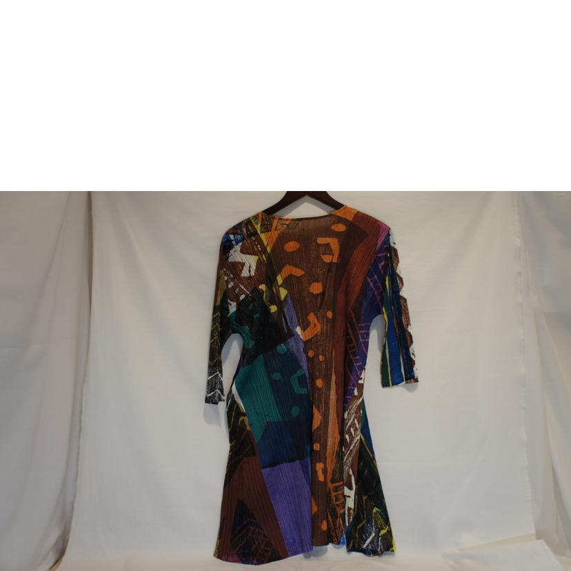 PLEATS PLEASE プリーツプリーズ/柄長袖 チュニック//Aランク/92