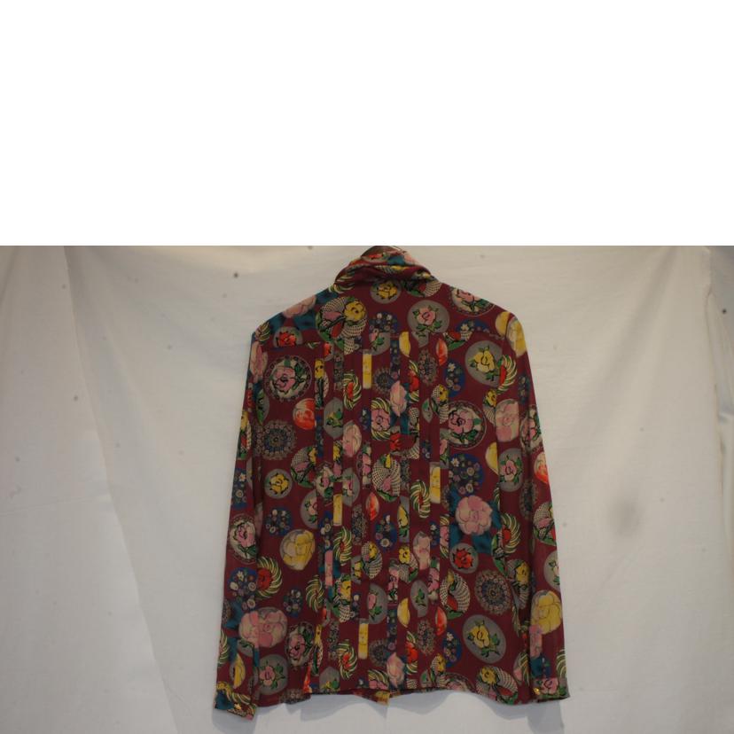 CHANEL シャネル/柄 シフォンブラウス//ABランク/92