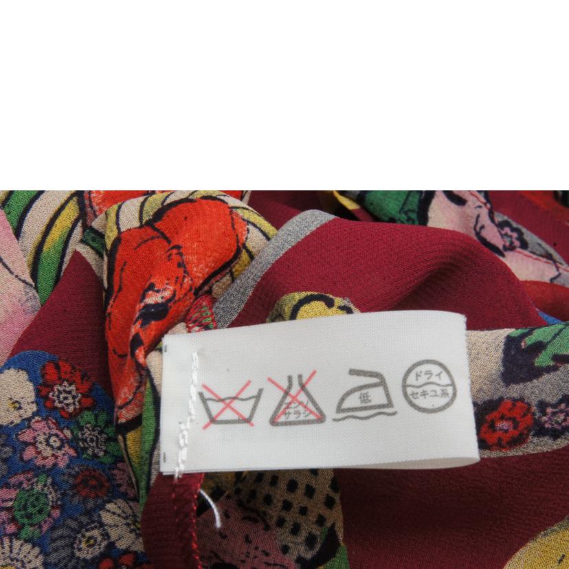 CHANEL シャネル/柄 シフォンブラウス//ABランク/92