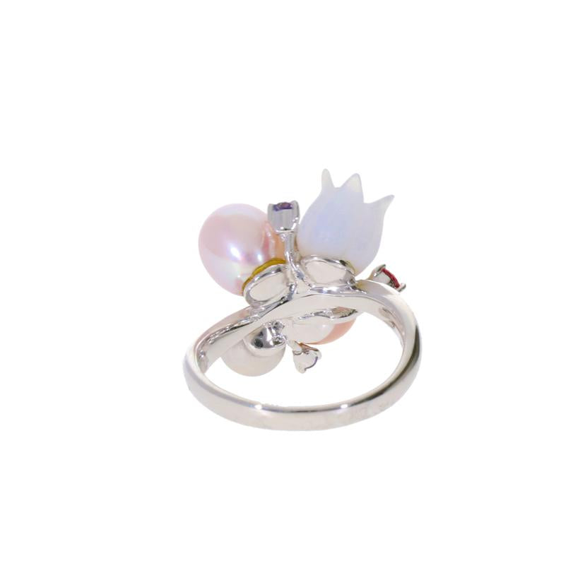 /◎ K18パールリング//Aランク/75