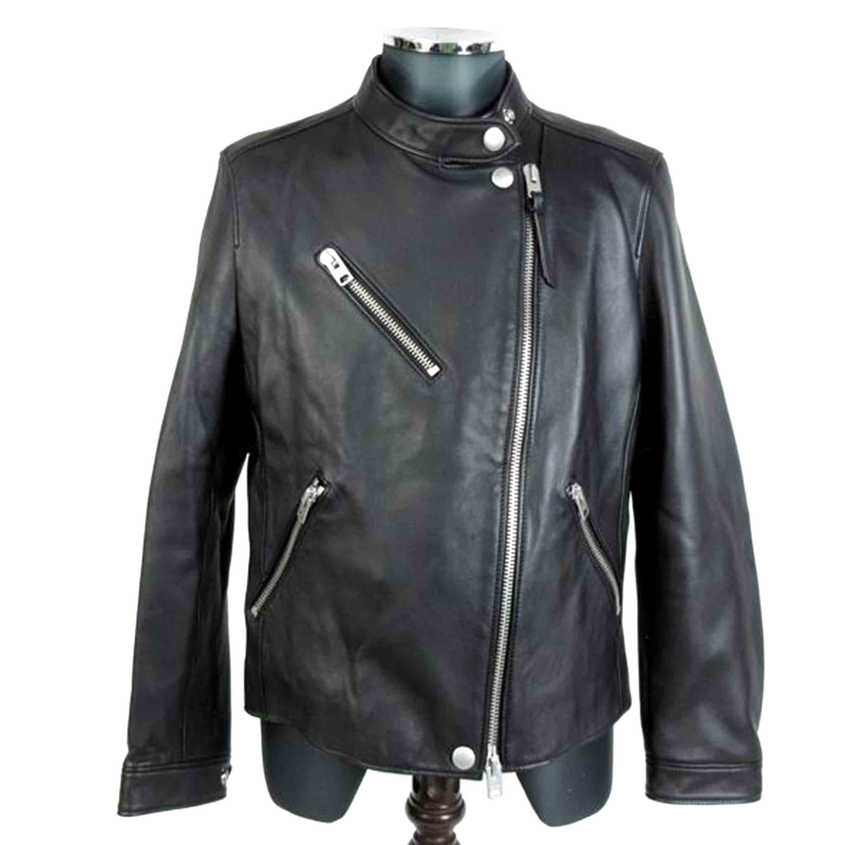 COACH コーチ/レディース 羊革ライダースJKTボタン取れ Lサイズ/C5243//Bランク/70