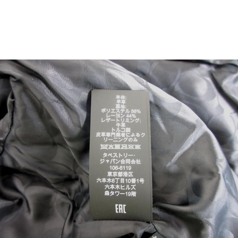 COACH コーチ/レディース 羊革ライダースJKTボタン取れ Lサイズ/C5243//Bランク/70