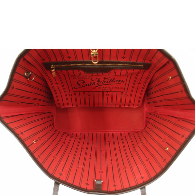 LOUIS VUITTON ルイ・ヴィトン USA製 トートバッグ A4 市松模様 ブラウン レディース/ネヴァーフルMM/ダミエ・エベヌ/N51105//SD4131/ABランク/69