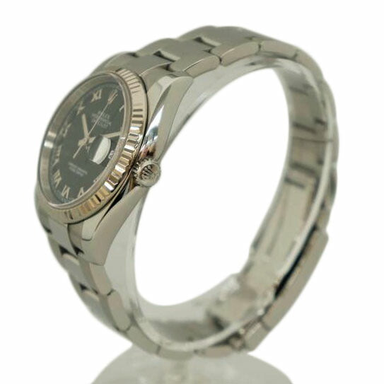 ROLEX ロレックス/デイトジャスト/SS×WG/ブラックローマン/116234//V613734/Aランク/09