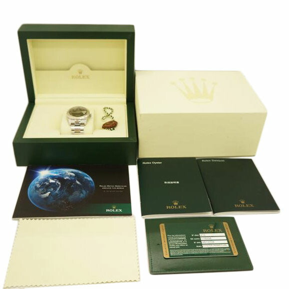 ROLEX ロレックス/デイトジャスト/SS×WG/ブラックローマン/116234//V613734/Aランク/09