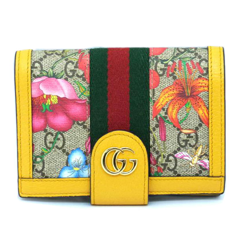 GUCCI グッチ/オフディアGGフローラ パスポートケース/598914//2778/Aランク/03